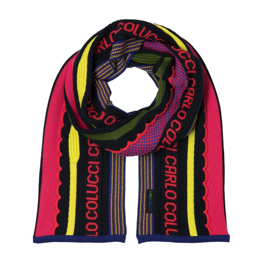 carlo colucci Carlo Colucci Sjaal navy / gemengde kleuren -