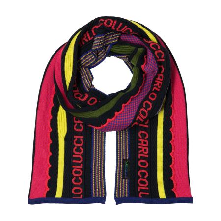 carlo colucci Carlo Colucci Sjaal navy / gemengde kleuren