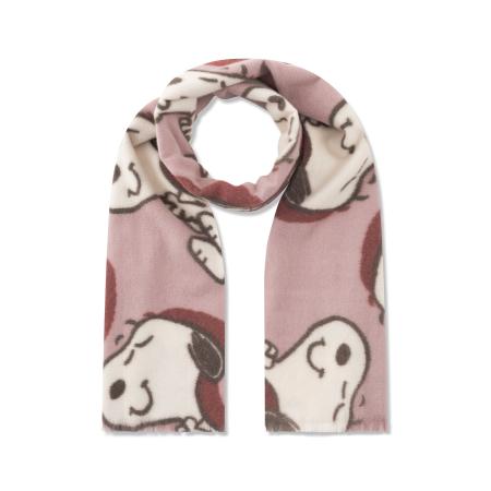 CODELLO Sjaal Snoopy rosa / bourgogne / zwart / wit