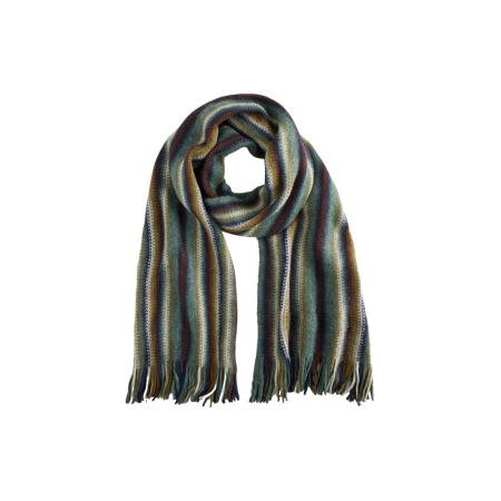 Next Sjaal donkerblauw / olijfgroen / donkergroen / wit