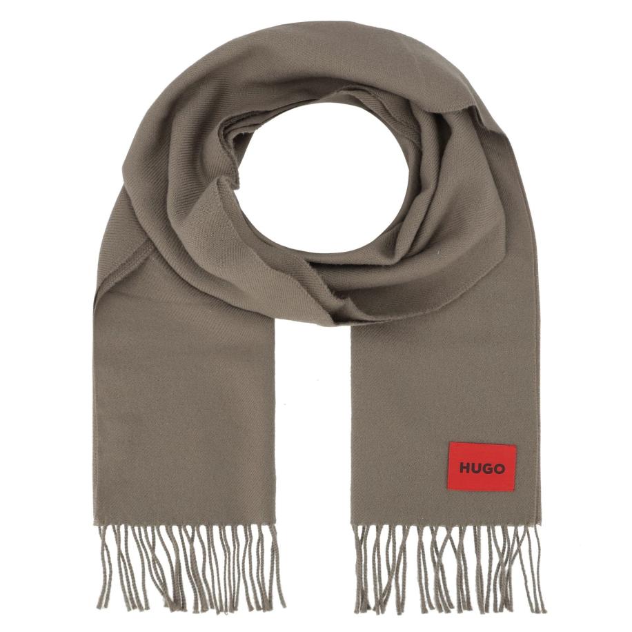 Hugo Boss HUGO Sjaal taupe / rood / zwart -
