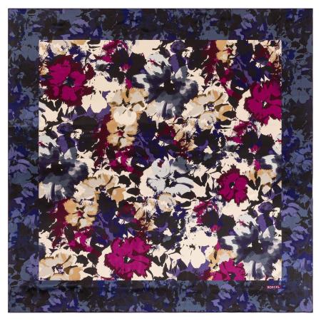 Roeckl Roeckl Doek CAMOUFLAGE FLOWERS beige / blauw / lila / donkerrood