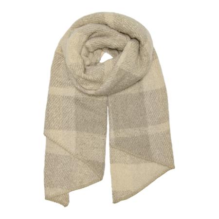 ONLY Sjaal ONLLIMA grijs gemêleerd