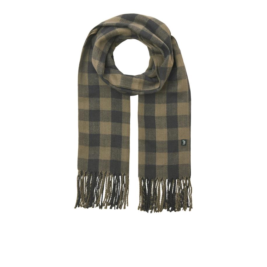 JACK & JONES Sjaal kaki / olijfgroen Groen