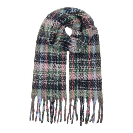 ONLY Sjaal ONLADRIANE lichtblauw / grijs / spar / pruim