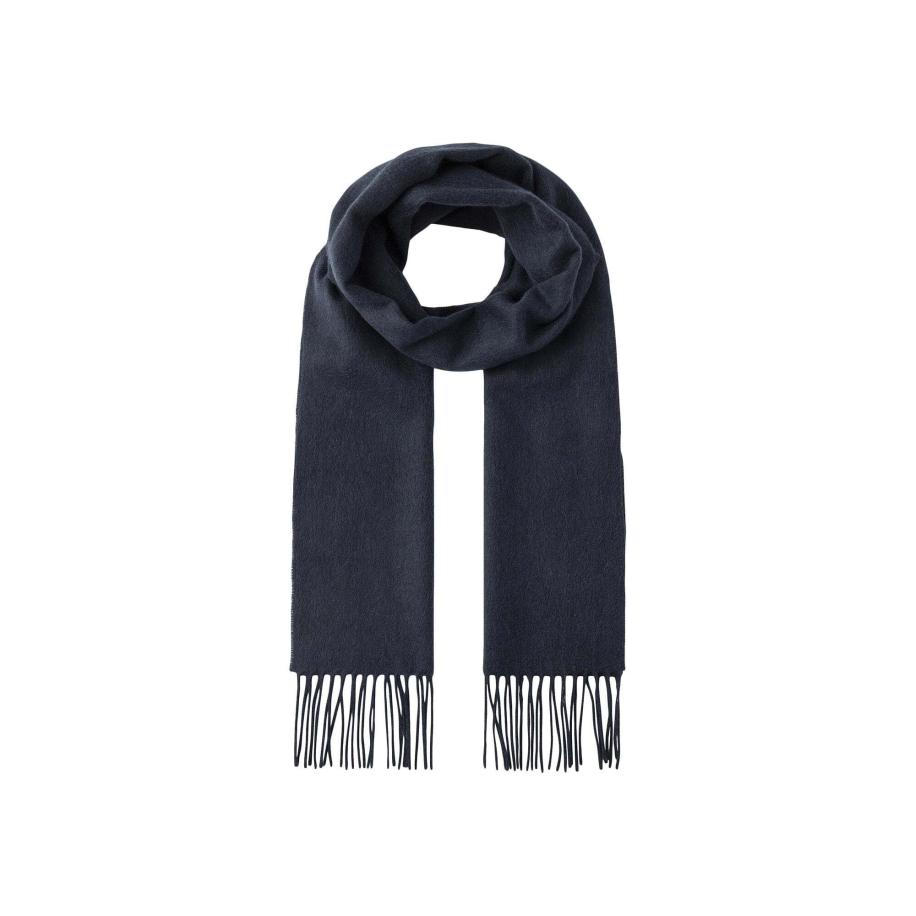 Hackett London Sjaal nachtblauw Blauw