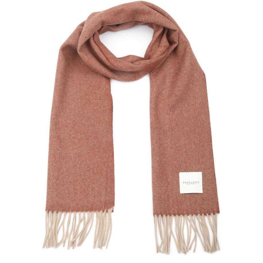 Profuomo Sjaal Lamswol Rust - Bruin