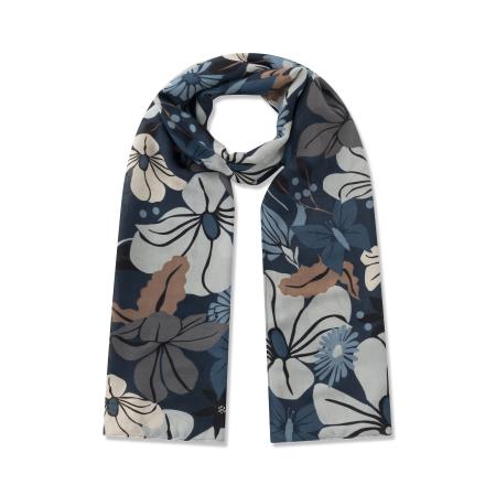 CODELLO Sjaal blauw / grijs / wit