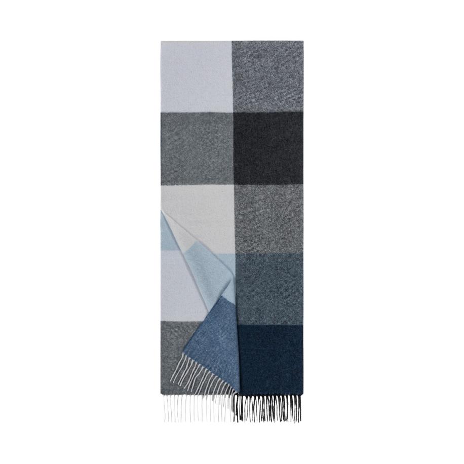 Roeckl Roeckl Sjaal COLOURED SQUARES blauw / lichtblauw / grijs gemêleerd / zwart -