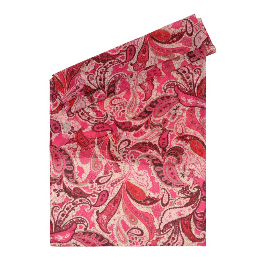 CODELLO Sjaal crème / lichtbruin / magenta / framboos Roze