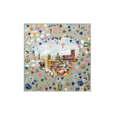 CODELLO Doek groen / gemengde kleuren