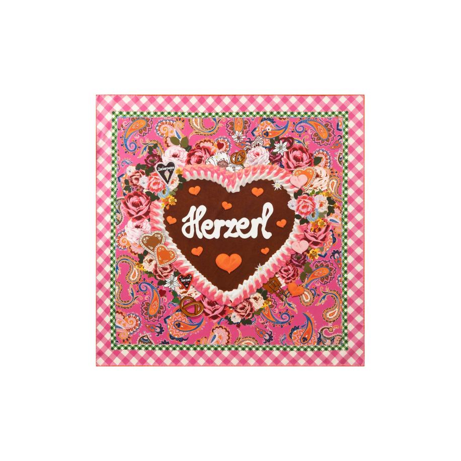 CODELLO Doek gemengde kleuren / pink Roze