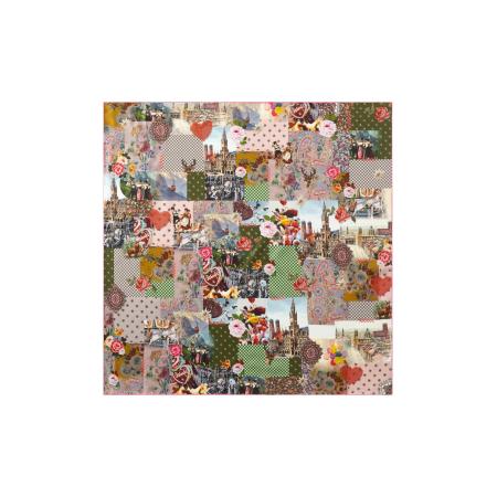 CODELLO Doek gemengde kleuren / pink