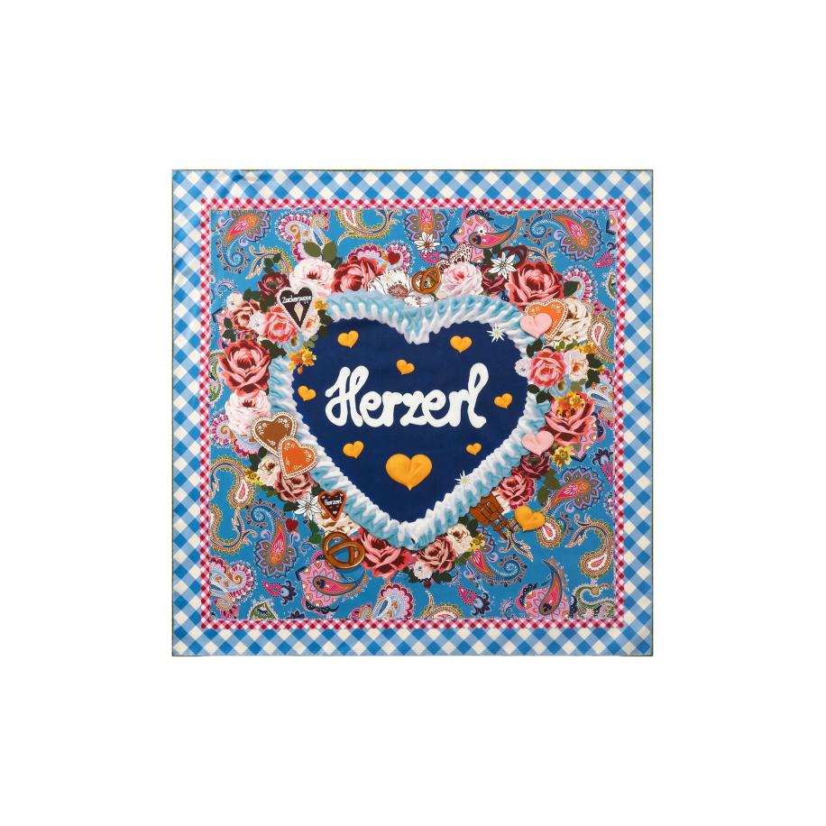 CODELLO Doek blauw / gemengde kleuren Blauw
