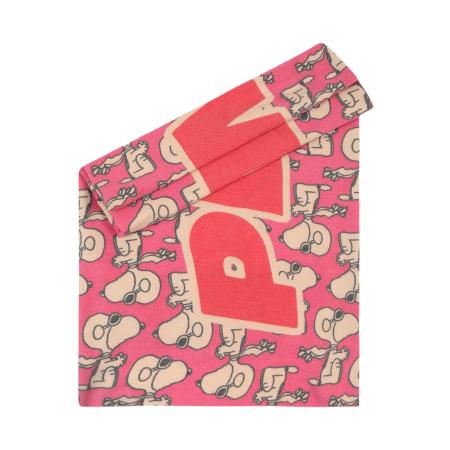 CODELLO Sjaal PEANUTS beige / pink / framboos / zwart