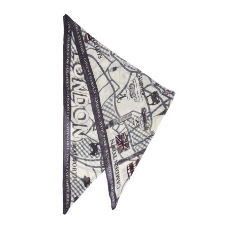 COMMA Doek crème / zwart