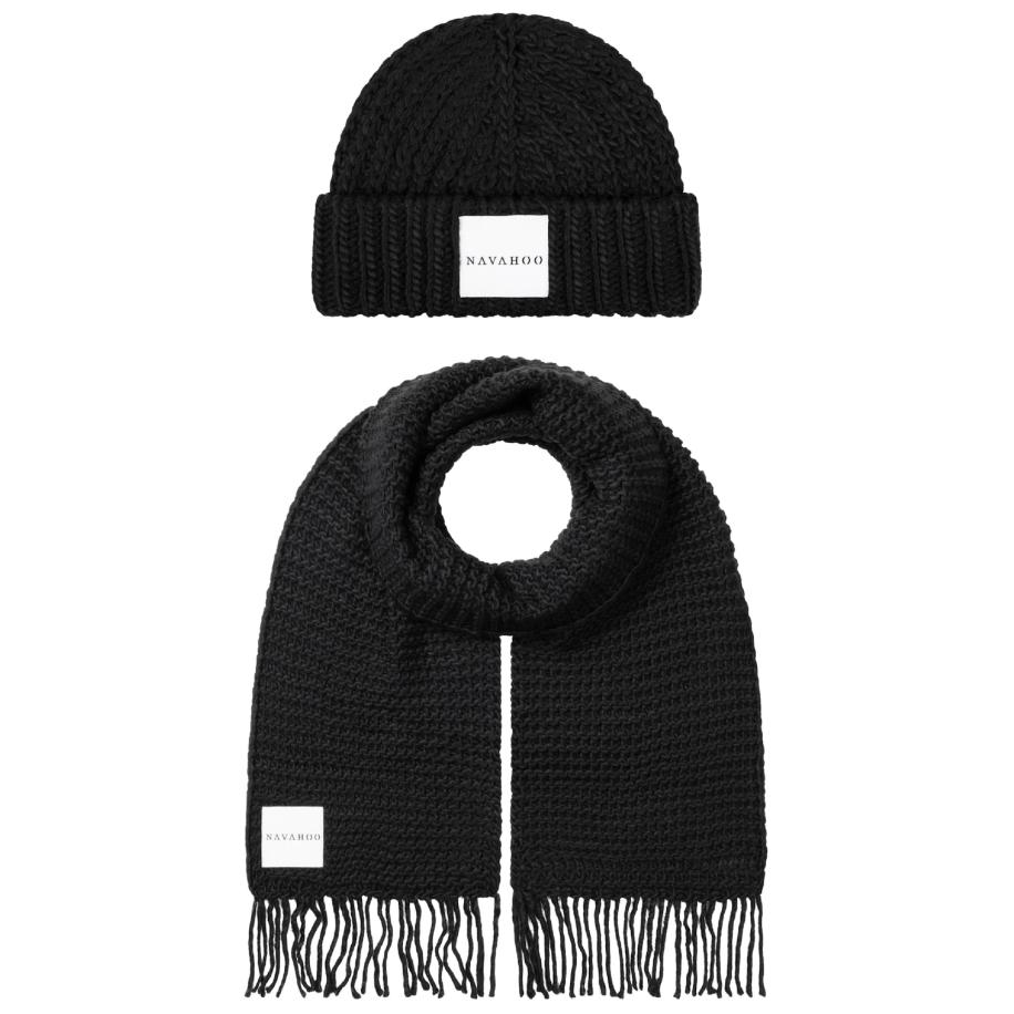 NAVAHOO Sjaal zwart Zwart