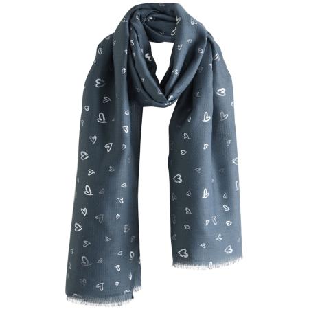 Next Sjaal basaltgrijs / wit
