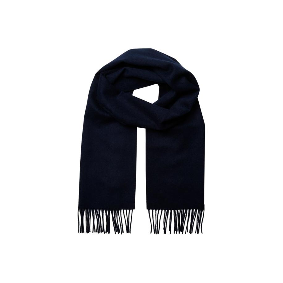 Selected SELECTED Sjaal 180x32cm kobaltblauw -