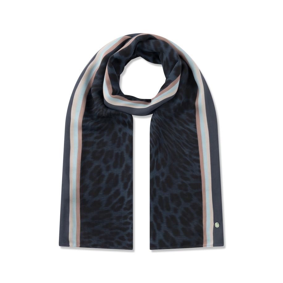 CODELLO Sjaal marine / neonblauw / grijs / mauve Blauw