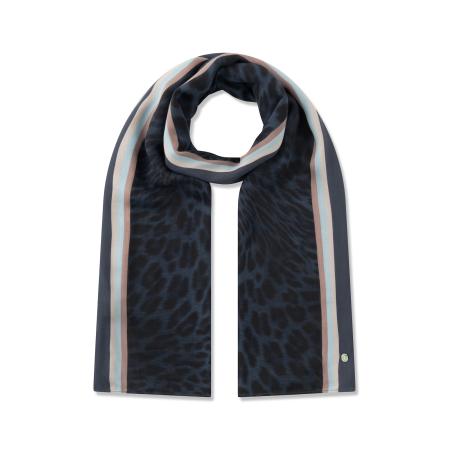 CODELLO Sjaal marine / neonblauw / grijs / mauve