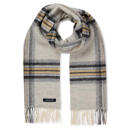 Andrew James Sjaal lichtgrijs / gemengde kleuren