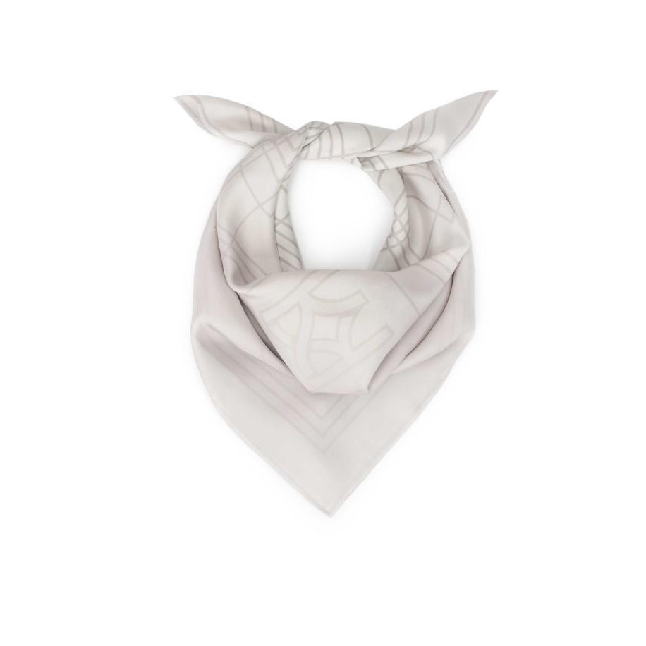 Kazar Sjaal ecru / zilver Bruin