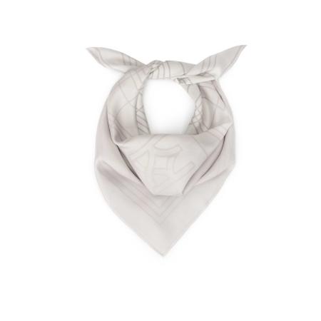 Kazar Sjaal ecru / zilver