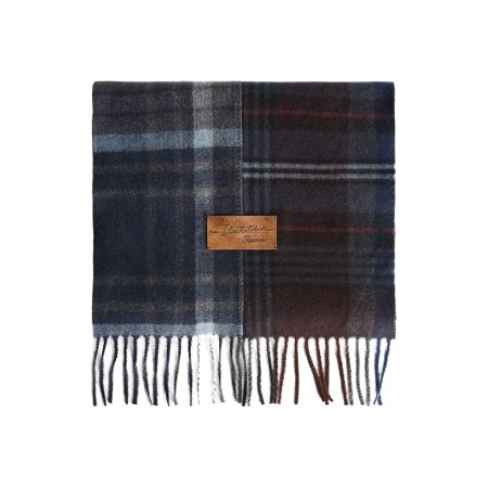 Bershka Sjaal navy / pastelblauw / rood / wit