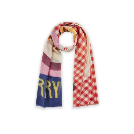 Codello CODELLO Sjaal pink / rood / pastelrood / offwhite