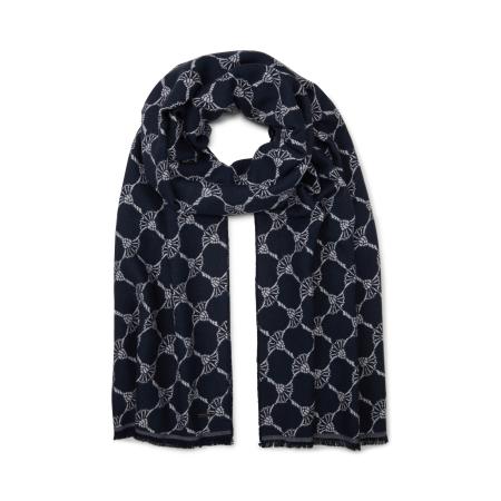 JOOP! JOOP! Sjaal Felix marine / lichtgrijs