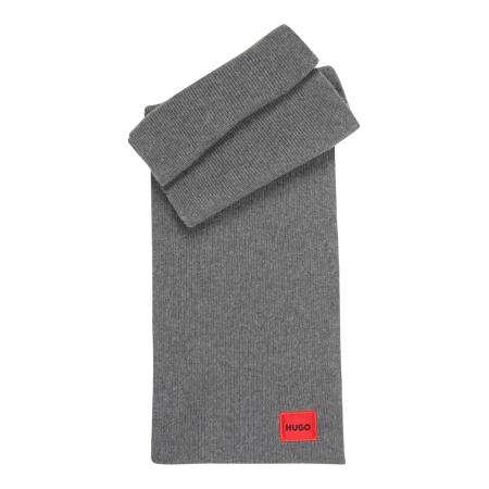 Hugo Boss HUGO Sjaal Zaff 6 donkergrijs
