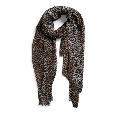 Pieces PIECES Sjaal bruin / grijs / zwart