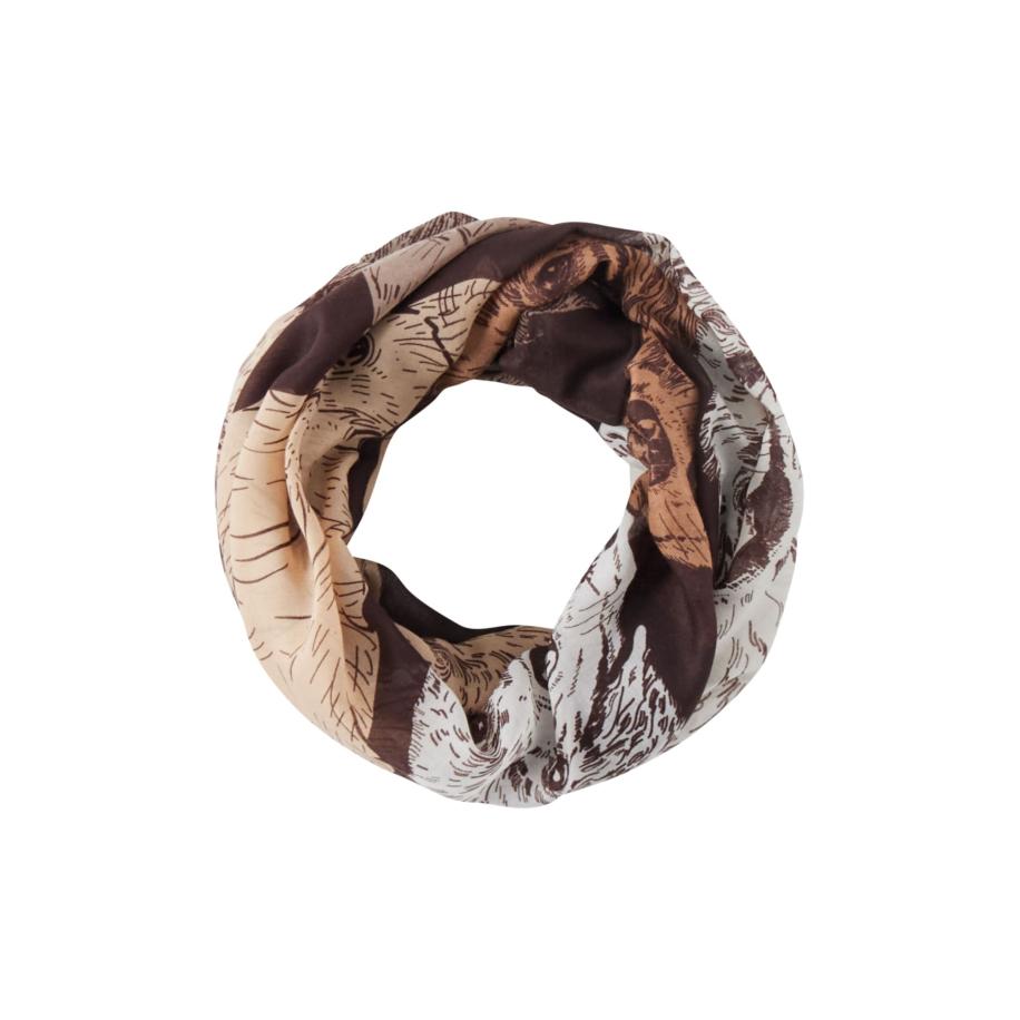 CODELLO Sjaal nude / oker / donkerbruin / natuurwit Bruin