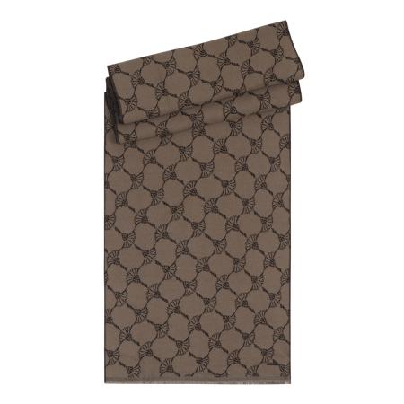 JOOP! JOOP! Sjaal Felix donkerbruin / bruin gemêleerd