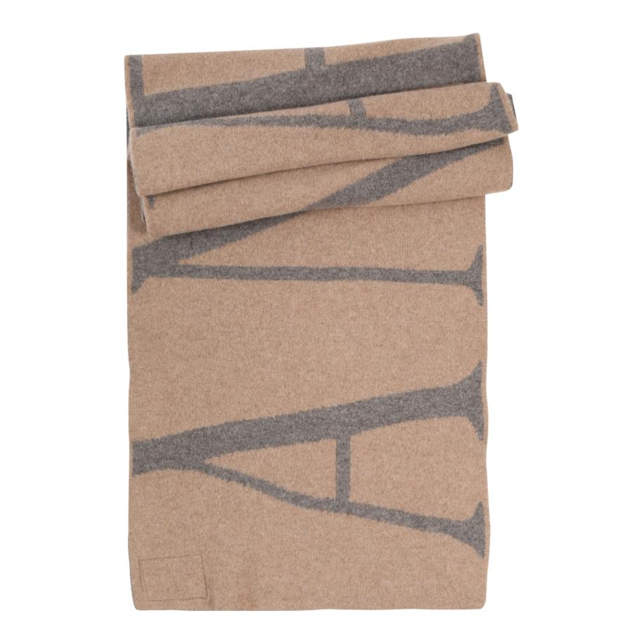 ANNARR Sjaal SIGVALD donkerbeige / grijs Bruin