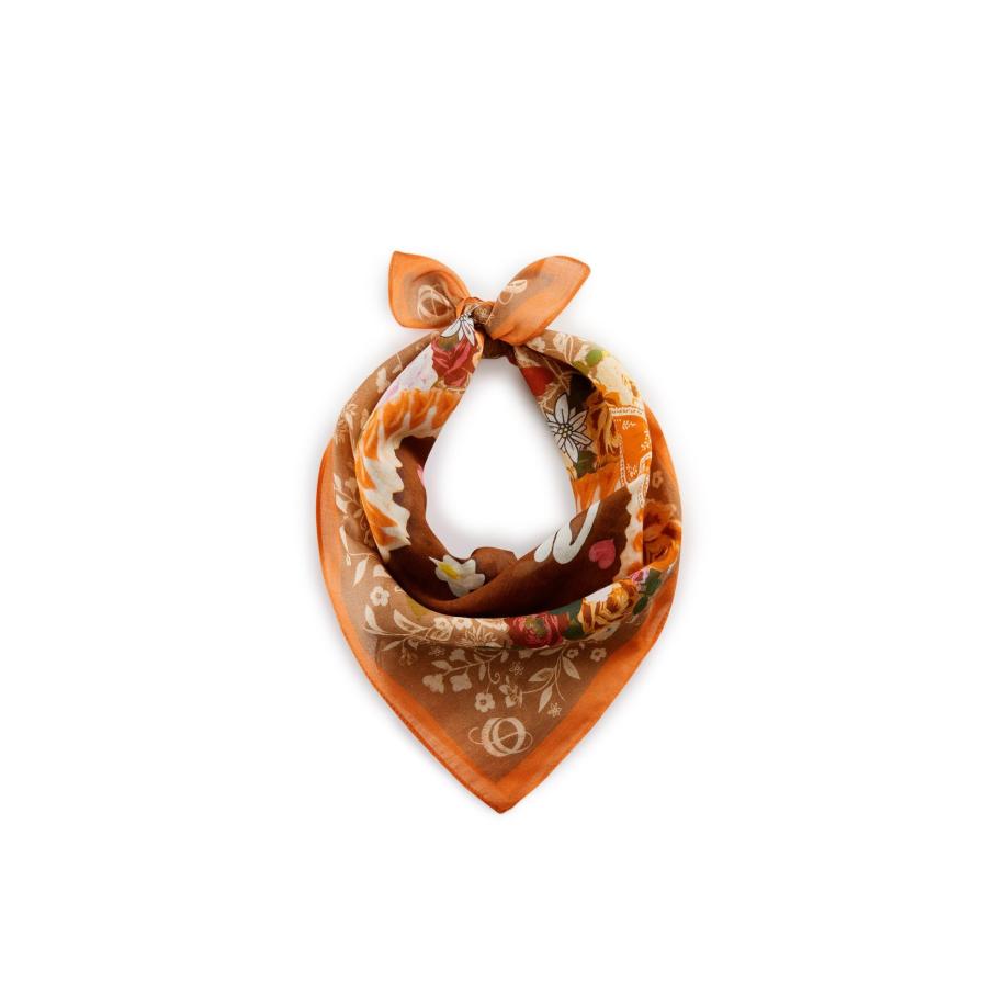 CODELLO Klederdrachtdoek camel / gemengde kleuren Bruin