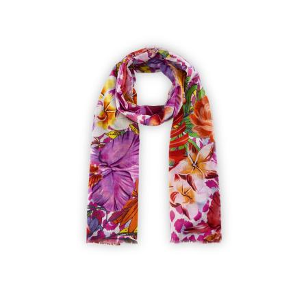 Codello CODELLO Sjaal geel / lila / pink / rood