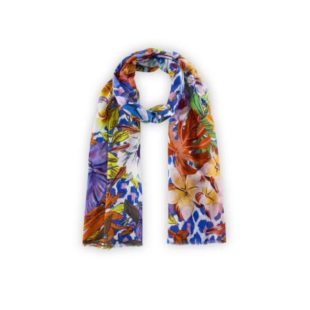 Codello CODELLO Sjaal blauw / oranje / pink / wit