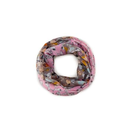 CODELLO Sjaal grijs / rosa