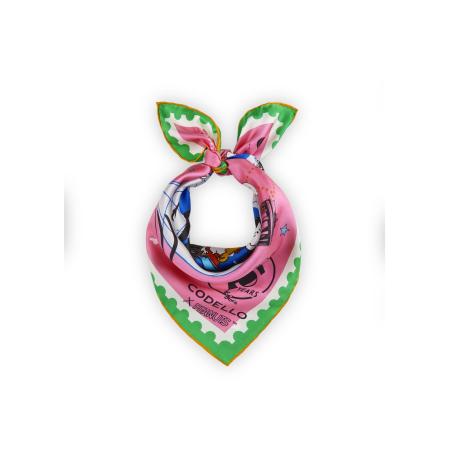 Codello CODELLO Doek blauw / groen / pink / zwart