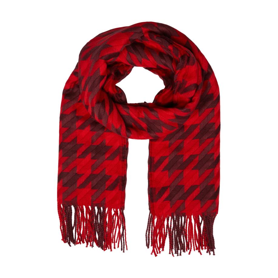 s.Oliver Sjaal rood / wijnrood Rood