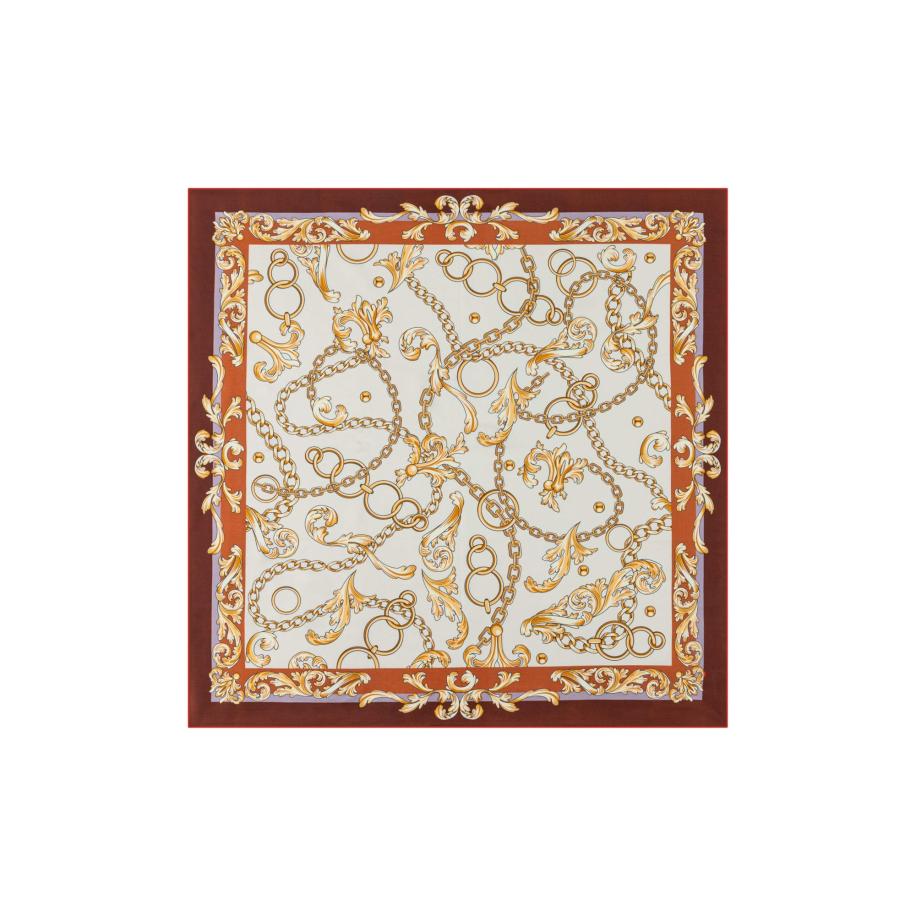 Roeckl Doek ELEGANT JUNCTION beige / lichtbeige / rood Rood