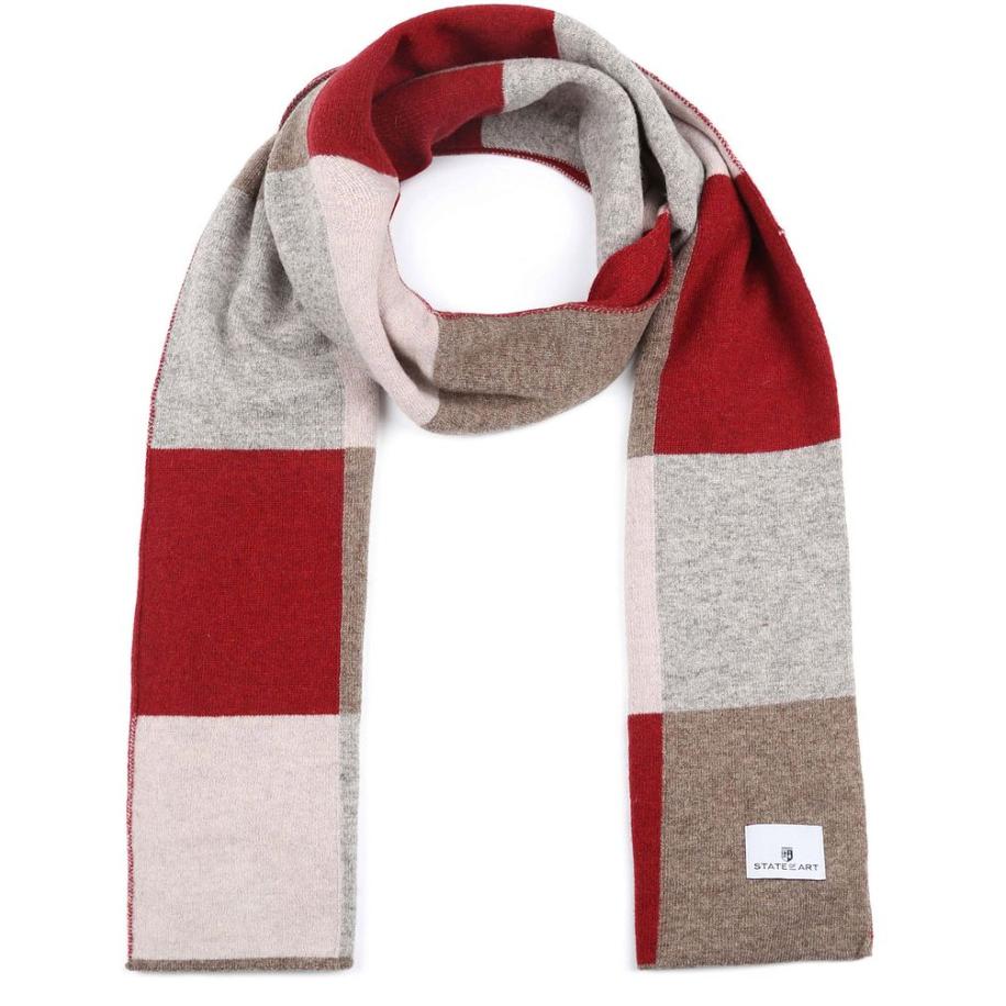 State Of Art Sjaal Lamswol Brique - Rood