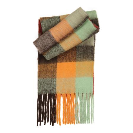 ABOUT YOU ABOUT YOU Sjaal ST0805SCARF-22 bruin / geel / lichtgeel / zwart
