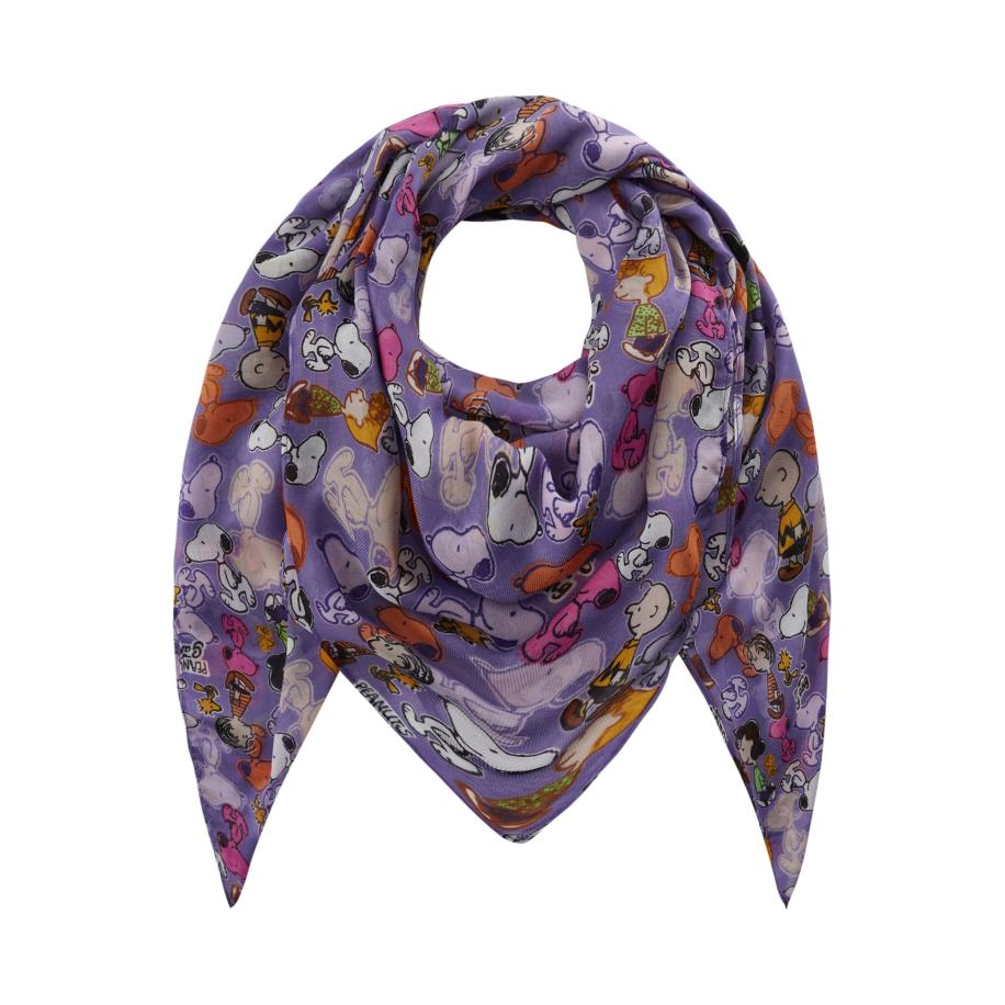 CODELLO Doek PEANUTS lila / gemengde kleuren Paars