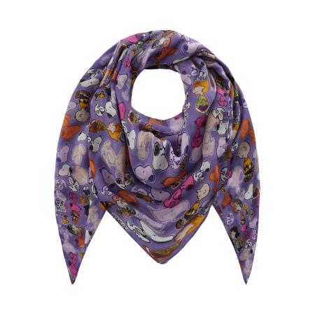 CODELLO Doek PEANUTS lila / gemengde kleuren