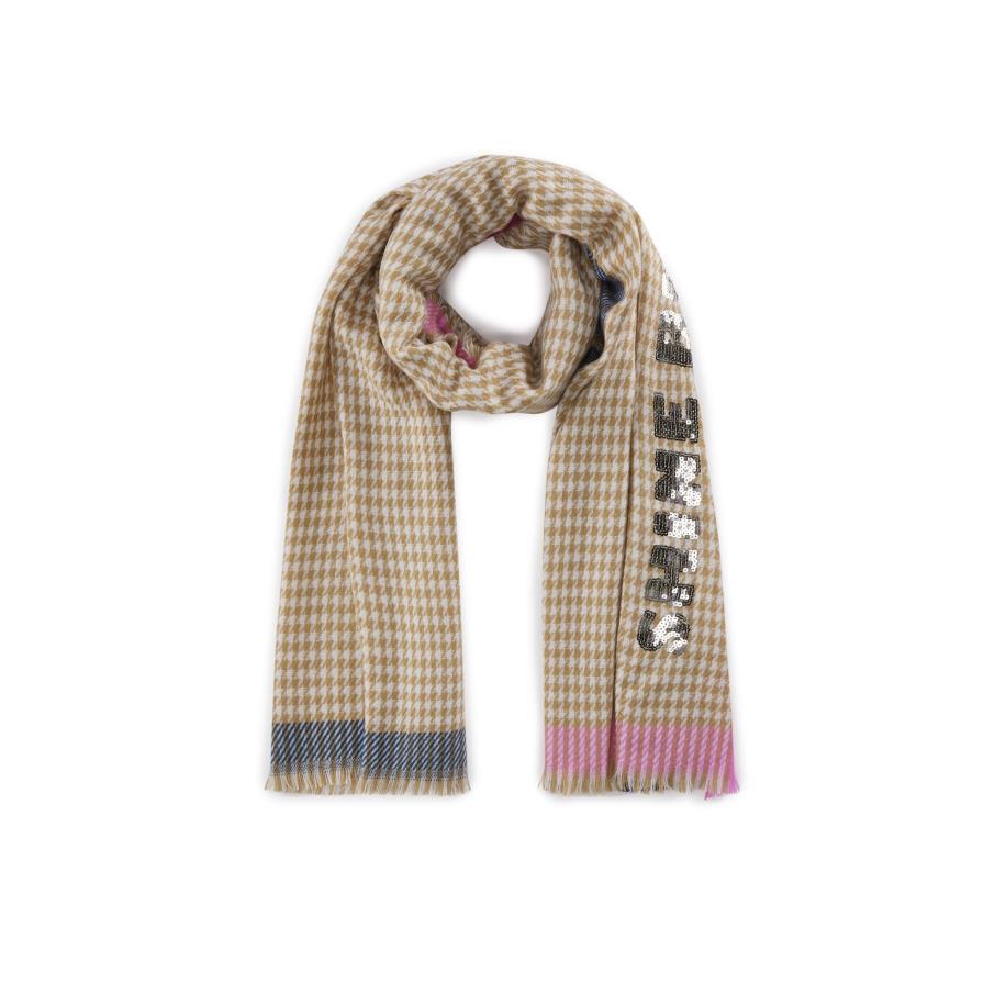 CODELLO Sjaal beige / grijs / gemengde kleuren Bruin