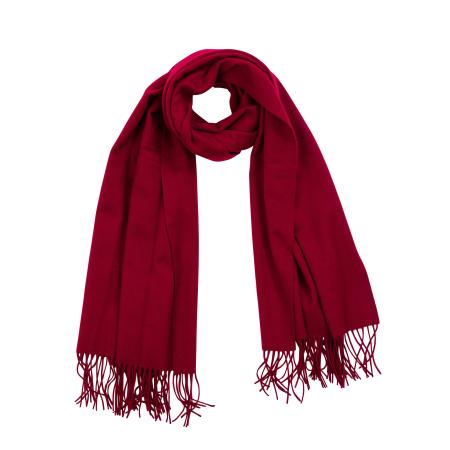 CASH-MERE.CH CASH-MERE.CH Sjaal wijnrood
