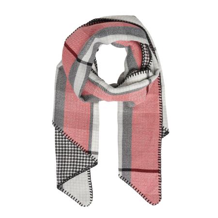 s.Oliver Sjaal framboos / zwart / wit